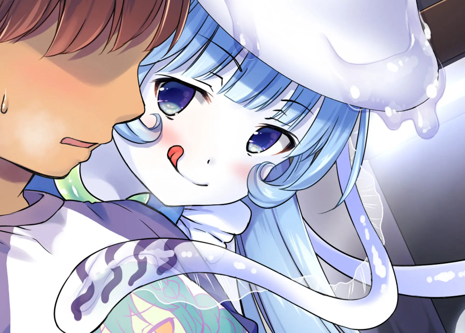 Kurage Musume-Chan No Amaama Aigan Kouhai Nikki